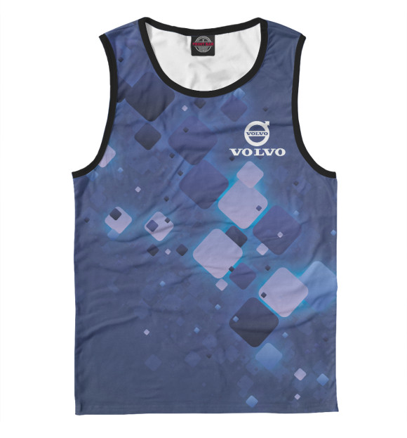 Мужская майка с изображением Volvo Cars цвета Белый