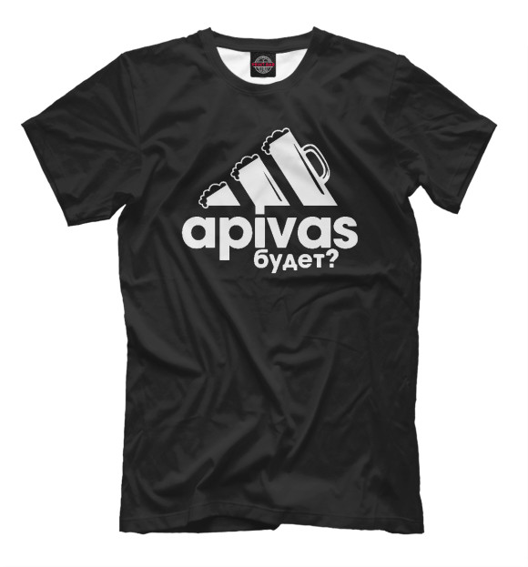 Футболка для мальчиков с изображением APIVAS цвета Белый