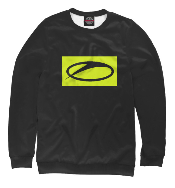 Женский свитшот с изображением ASOT 1000 YB цвета Белый