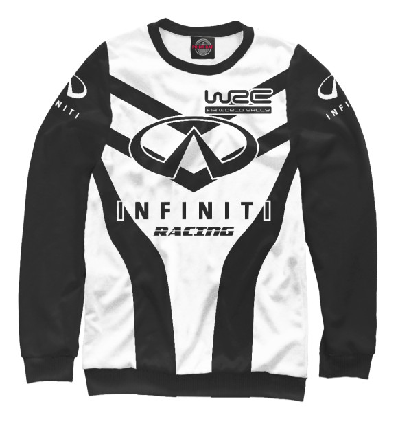 Свитшот для мальчиков с изображением Infiniti цвета Белый