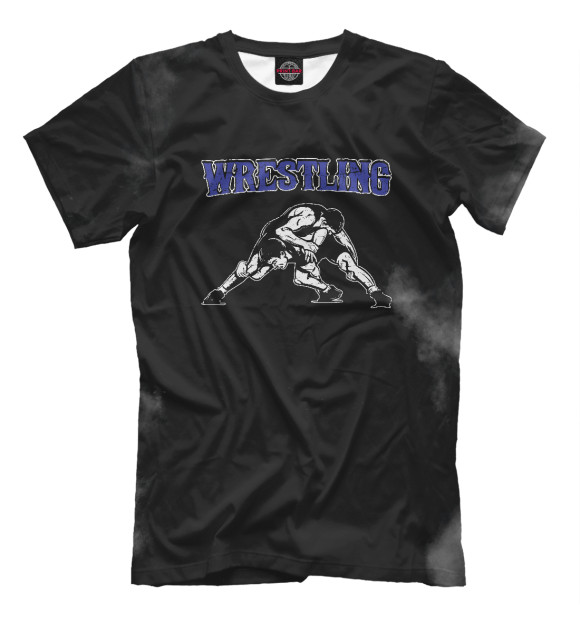 Футболка для мальчиков с изображением Wrestling цвета Белый