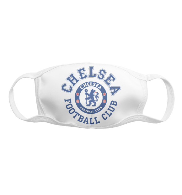 Маска тканевая с изображением Chelsea FC цвета Белый