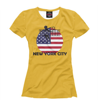 Женская футболка New York Volleyball