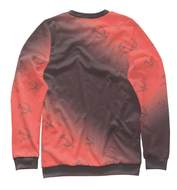 Свитшот для девочек с изображением USSR / СССР цвета Белый