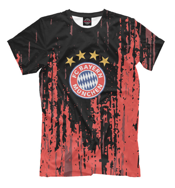 Мужская футболка с изображением Bayern Munchen цвета Белый