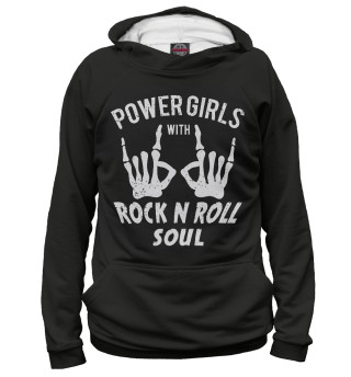 Худи для мальчика Power Girls with Rock n Roll