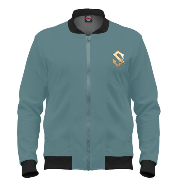 Мужской бомбер с изображением Sabaton цвета Белый