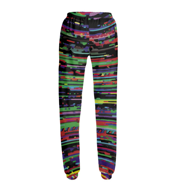 Женские спортивные штаны с изображением Color pattern линии цвета Белый