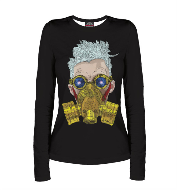 Женский лонгслив с изображением Доктор Дью цвета Белый