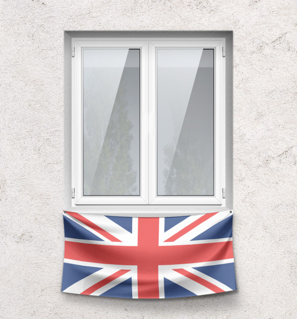 Флаг с изображением Великобритания цвета Белый