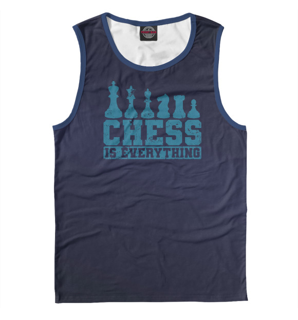Майка для мальчика с изображением Chess is Everything цвета Белый