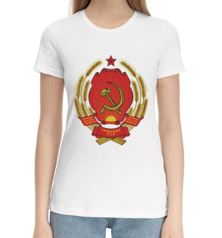 Хлопковая футболка для девочек Украинская ССР