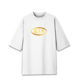 Мужская футболка оверсайз KIA Gold