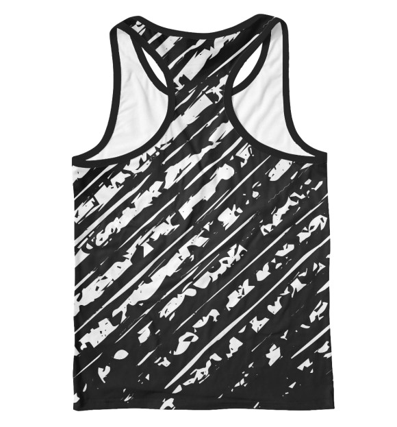 Мужская майка-борцовка с притом Бумажный Дом цвета Белый Мужская майка-борцовка с изображением Бумажный Дом цвета Белый