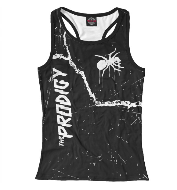 Женская майка-борцовка с изображением The Prodigy цвета Белый