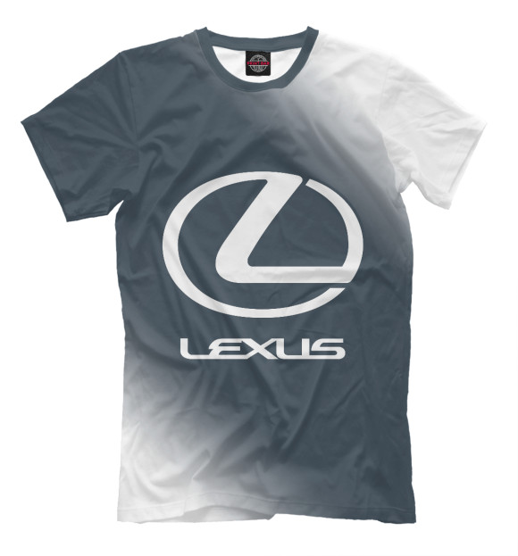 Футболка для мальчиков с изображением Lexus / Лексус цвета Белый