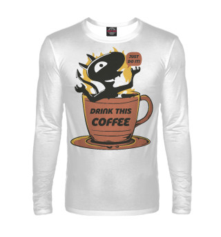 Мужской лонгслив Do it! Drink coffee