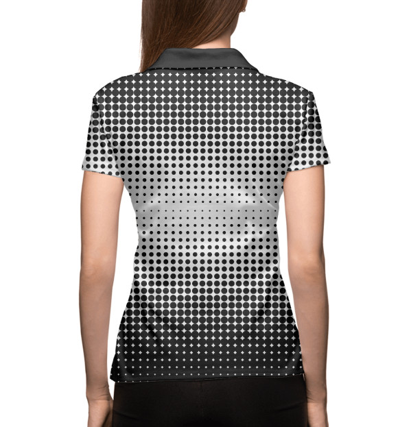 Женское поло с изображением Обнулись цвета Белый