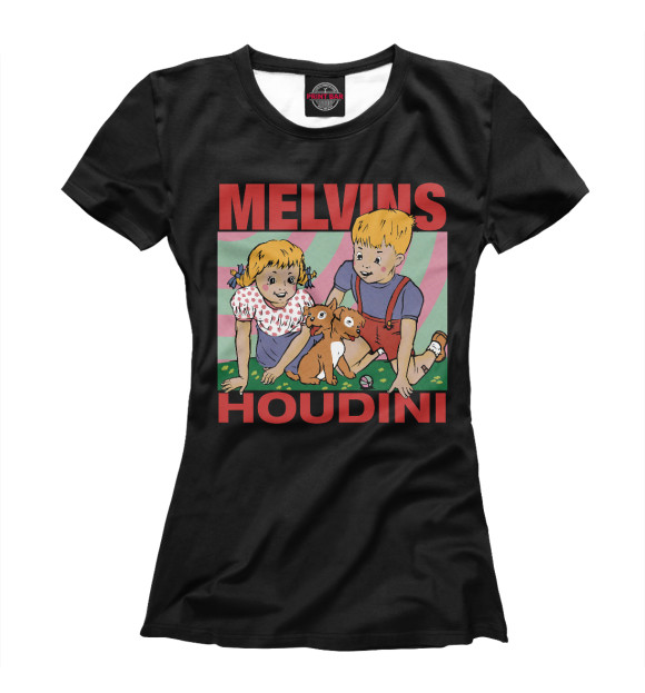 Женская футболка с изображением Melvins цвета Белый