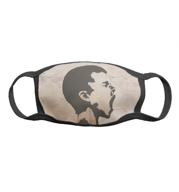 Маска тканевая с изображением Крик цвета Белый