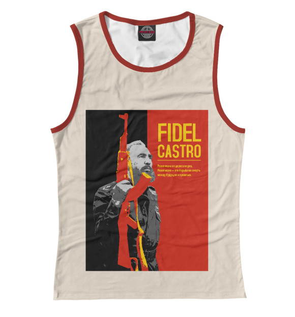 Майка для девочки с изображением Куба цвета Белый