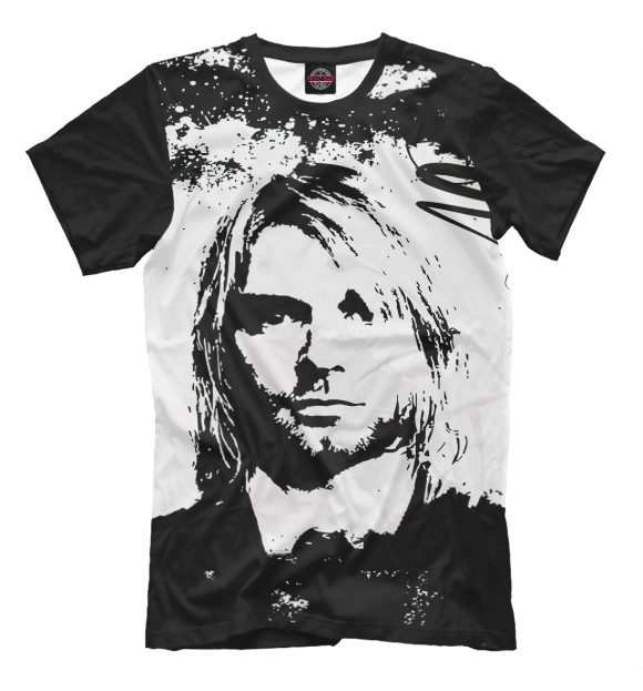 Футболка для мальчиков с изображением Nirvana цвета Белый