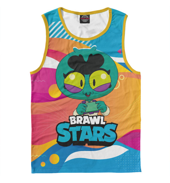 Майка для мальчика с изображением Eve Ева BrawlStars цвета Белый