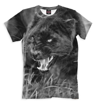 Мужская футболка Оскал пантеры