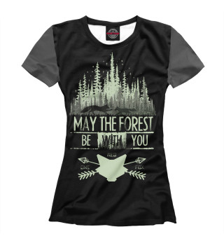 Футболка для девочек Forest