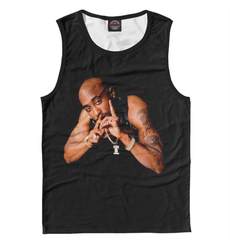 

Майки Print Bar, Белый, 2Pac