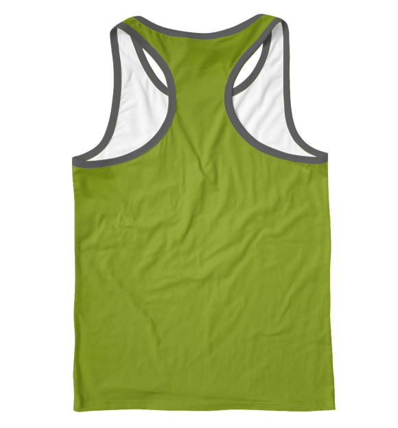 Мужская майка-борцовка с изображением Бывалый цвета Белый