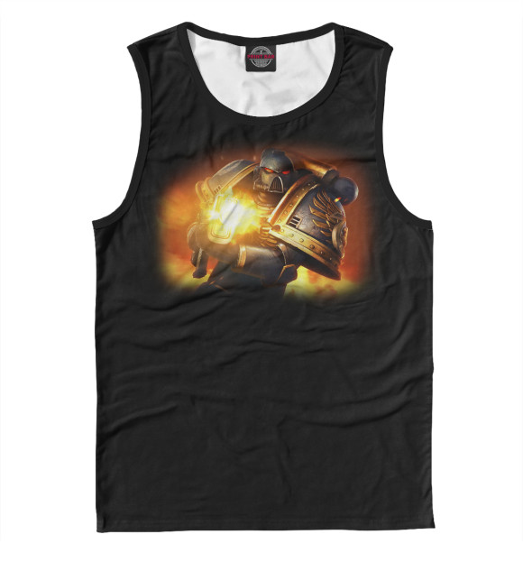 Майка для мальчика с притом Астартес цвета Белый Майка для мальчика с изображением Астартес цвета Белый