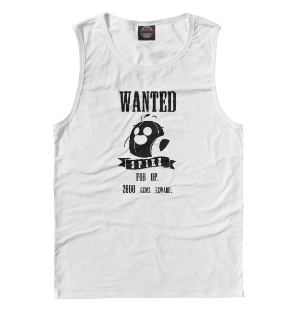 Мужская майка с изображением Brawl Stars цвета Белый