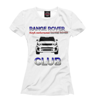 Женская футболка range rover