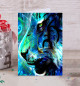 Открытка Blue Tiger