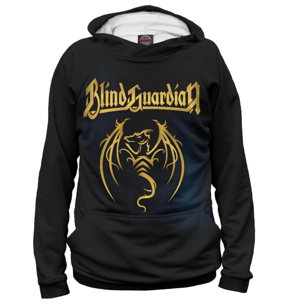 Женское худи с изображением Blind Guardian цвета Белый