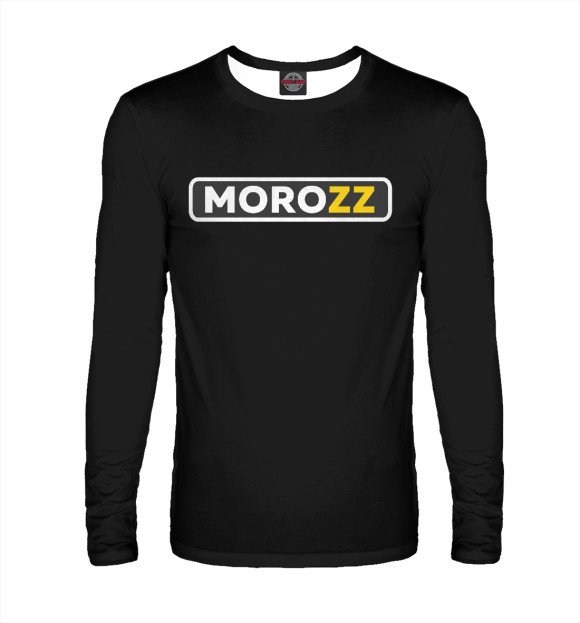 Мужской лонгслив с изображением MOROZZ цвета Белый