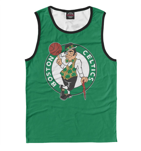 Майка для мальчика с изображением Boston Celtics цвета Белый