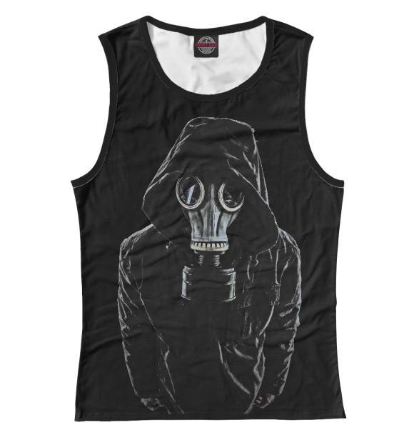 Женская майка с изображением Сталкер цвета Белый