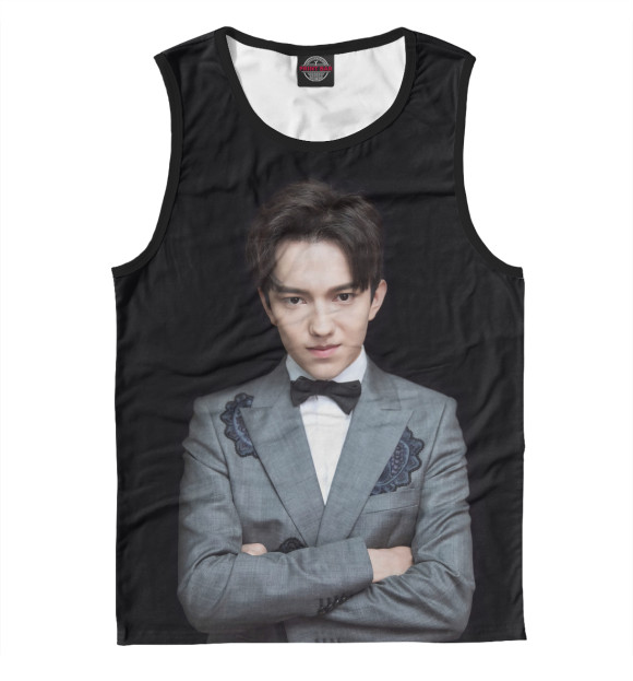 Майка для мальчика с изображением Dimash kudaibergen цвета Белый