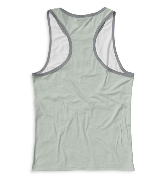 Женская майка-борцовка с притом ОМ Alien цвета Белый Женская майка-борцовка с изображением ОМ Alien цвета Белый