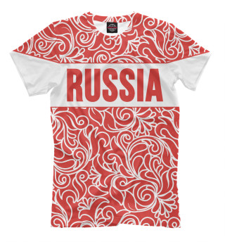 Мужская футболка RUSSIA
