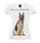 Женская футболка German Shepherd