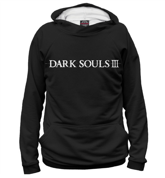 Женское худи с изображением Dark Souls 3 цвета Белый