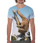 Мужская футболка Жираф на дереве