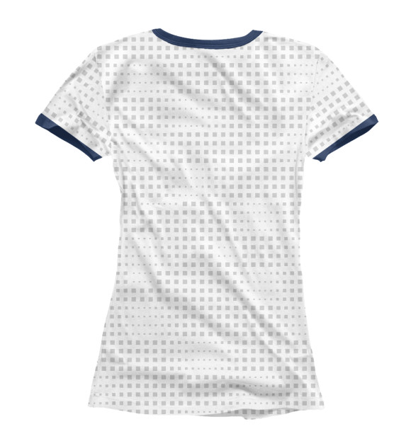 Женская футболка с изображением Форма Сборной России цвета Белый