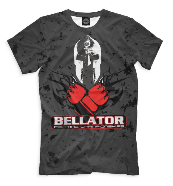 Мужская футболка с изображением Bellator MMA цвета Молочно-белый