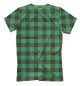 Мужская футболка Зеленая шотландка