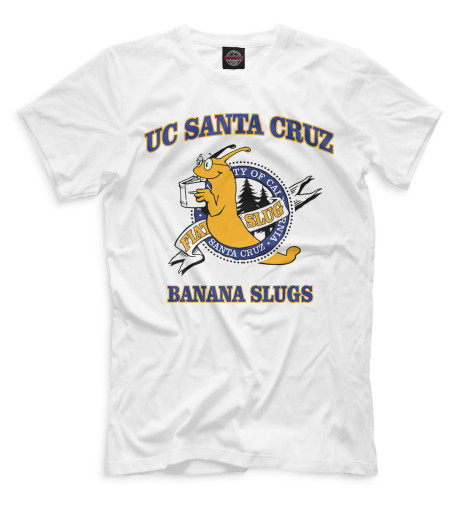 футболки print bar uc santa cruz banana slugs Футболки Print Bar UC Santa Cruz Banana Slugs