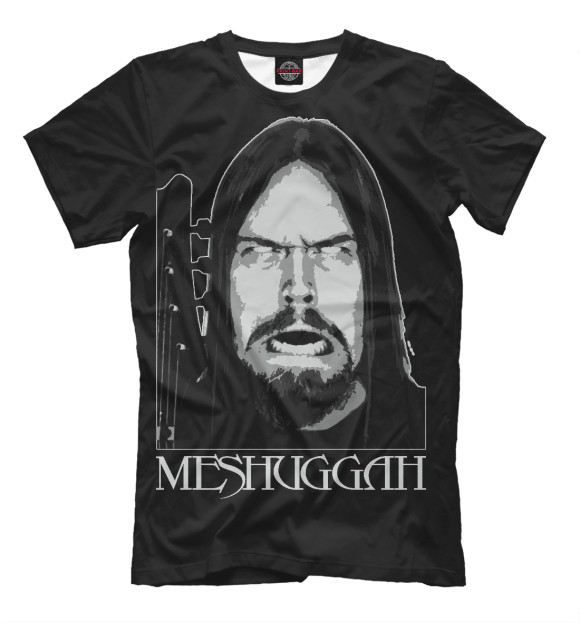 Футболка для мальчиков с изображением Meshuggah цвета Черный